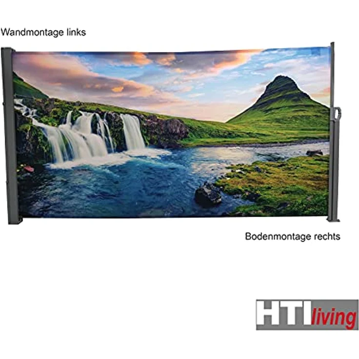 HTI-Living Seitenmarkise Berge Links Sichtschutz Windschutz – Bild 2