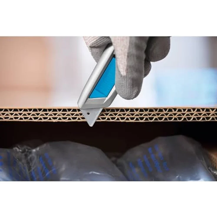 Martor Secunorm 500, Sicherheitsmesser mit Hakenklinge, ergonomischer Aluminiumgriff, automatischer Klingenrückzug – Bild 16