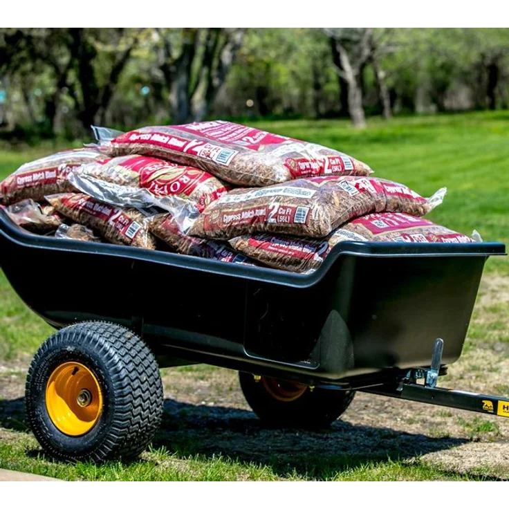 Polar Anhänger Schubkarre HD1500 schwarz 249x137 cm – Bild 1