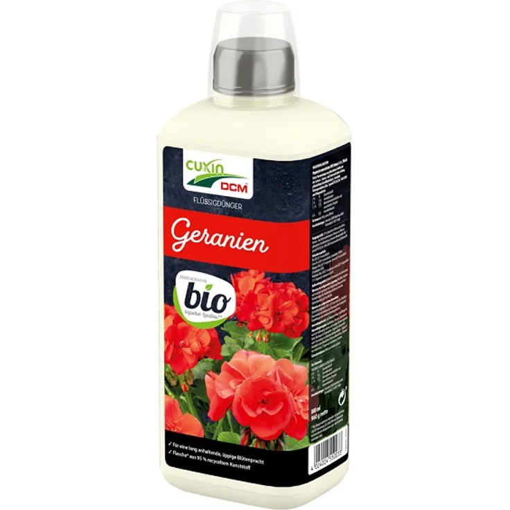 Cuxin DCM Flüssigdünger Geranien Bio 800 ml Dünger Geranien