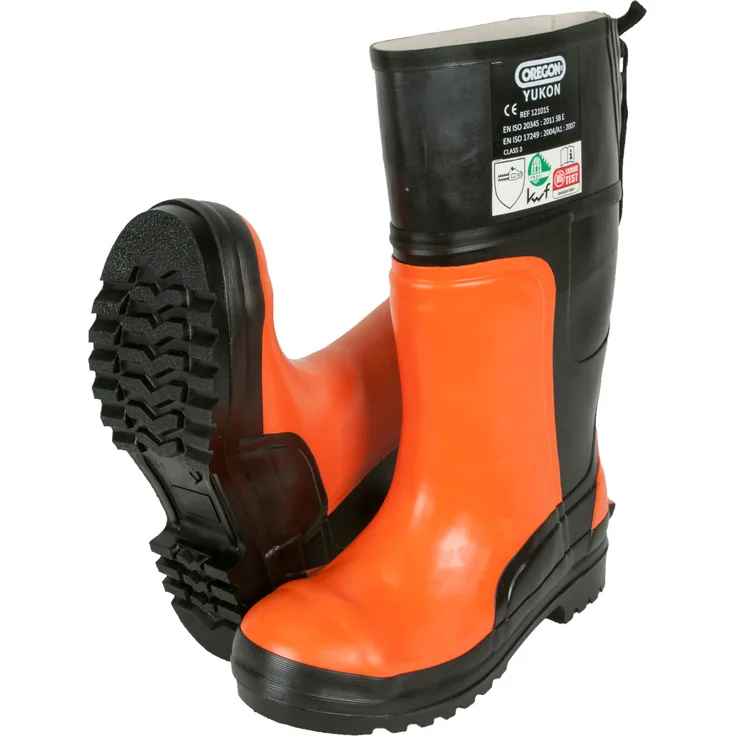 Oregon Yukon Schnittschutz Gummistiefel Klasse 3 mit Stahlkappe Gr. 40