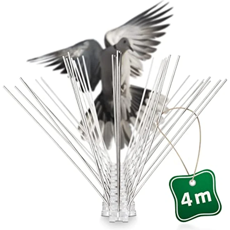 Gardigo Bird Repellent Spikes Taubenabwehr-Spikes Funktionsart Abschreckung 10St. – Bild 3