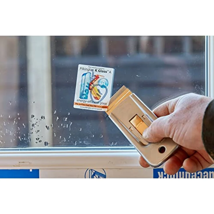 Stanley Ersatzklingen 0-28-510 (für Stanley Glasschaber 0-28-500, leicht austauschbar, zum Entfernen von Farbresten, Plakatresten auf Glas, Türen, Fenster, Fliese, 100 Stück) – Bild 5