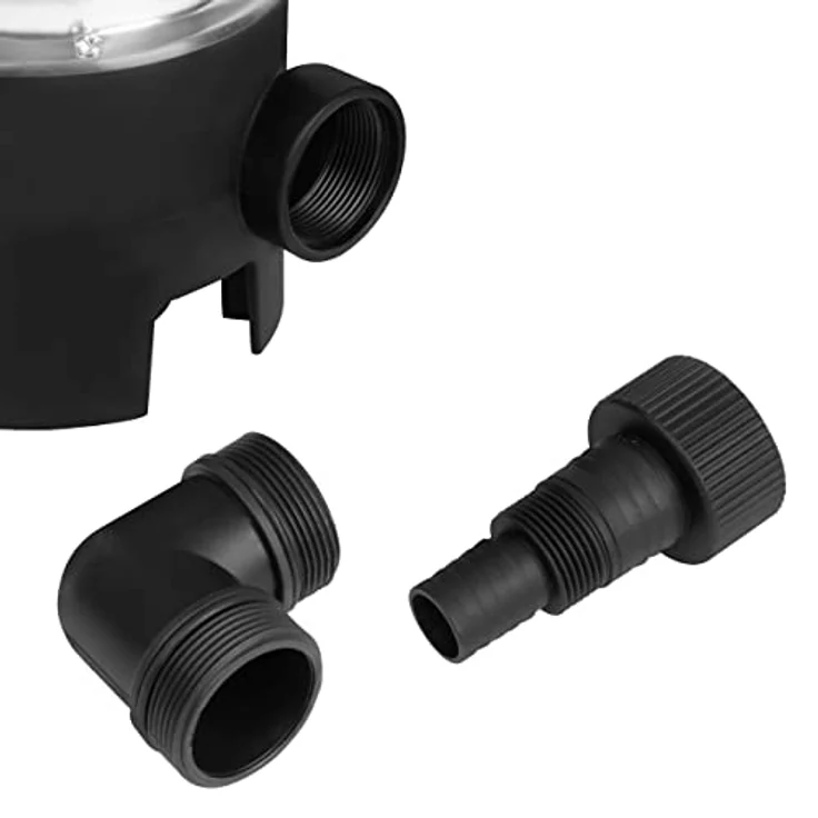 VONROC Tauchpumpe Schmutzwasserpumpe - Edelstahl-Wasserpumpe für Schmutzwasser - Flachsaugend - Gartenpumpe für sauberes Wasser mit integriertem Schwimmer (1100W - 20000l/h) – Bild 2