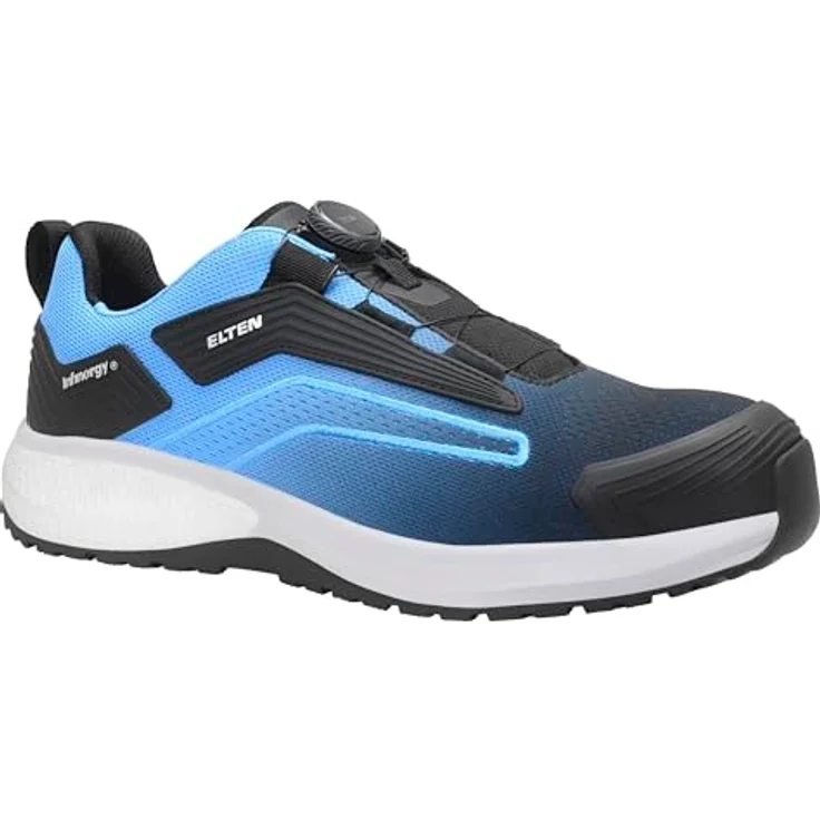 ELTEN TORNADO XXSW BOA® Sicherheitshalbschuh, black-blue, Low ESD S1PS, hydrophobiertes Obermaterial, Carbon-Zehenschutzkappe, Infinergy®-Dämpfungssystem – Bild 2