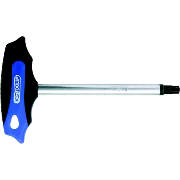 KS Tools 158.8020 Torx-Schraubendreher T10, 2-Komponentengriff, durchgehend gehärtet, matt verchromt aus Spezial-Werkzeugstahl – Bild 2