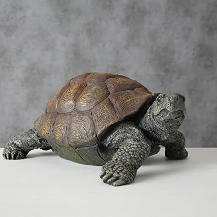 MFF Schildkröte Slowmotion - Länge 34 cm - Gartenfigur Deko Tierwelt – Bild 7