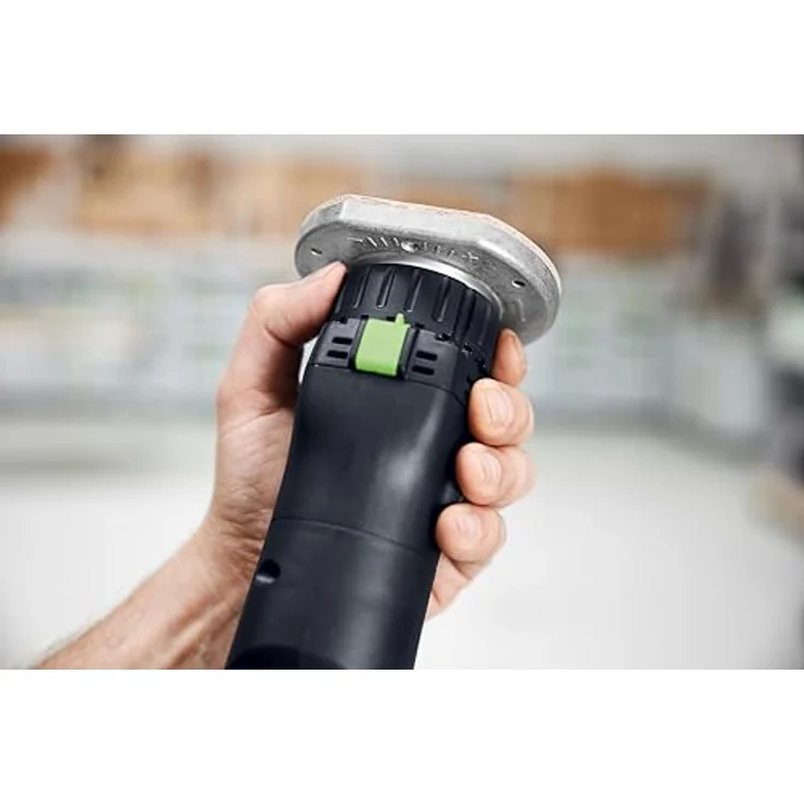 Festool Kantenfräse OFK 500 Q-Plus R3, präzise 1/10 mm Frästiefe, leicht, handlich, inkl. Fräser-System und Absaughaube mit Kugellagerbremse – Bild 6
