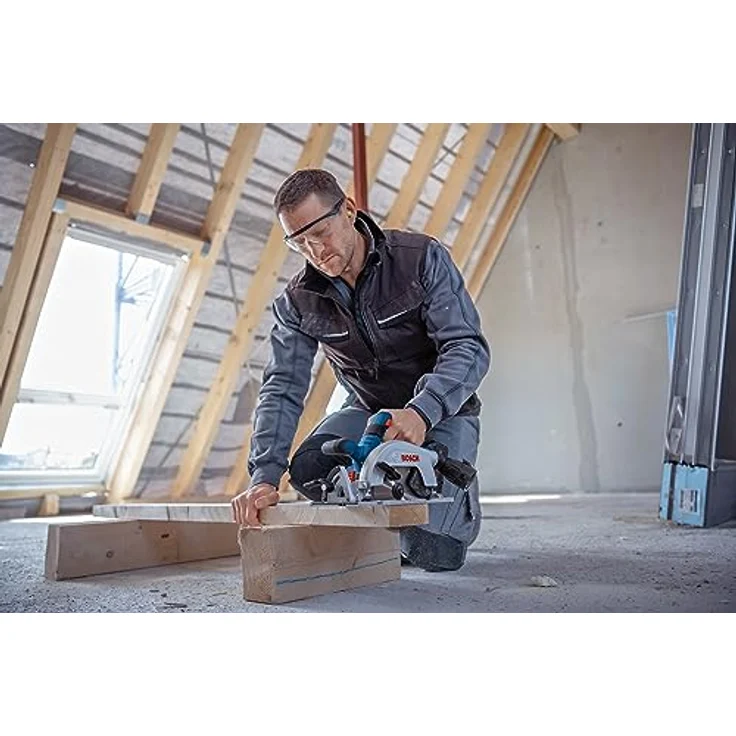 Bosch Professional 1x Sparrenriegel für GKS 18V-57-2L Kreissägen für das sichere Aufhängen des Werkzeuges, Zubehör Kreissäge – Bild 5