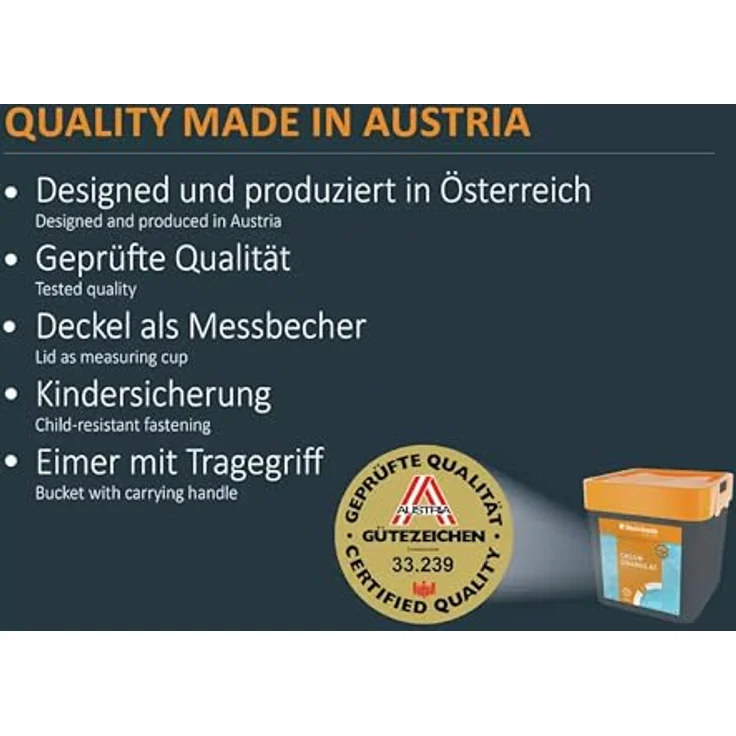 Steinbach Dosierschwimmer Starter Kit inkl. Total Blue, langsamlösliche Chlor Tabletten, 12,5 cm Ø, für sauberes und kristallklares Poolwasser – Bild 3