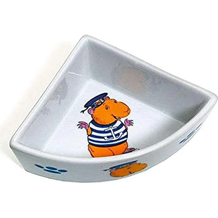 Karlie Meerschweinchen Ecknapf, Nagetiernäpfe, Keramik, Weiß, 250 ml