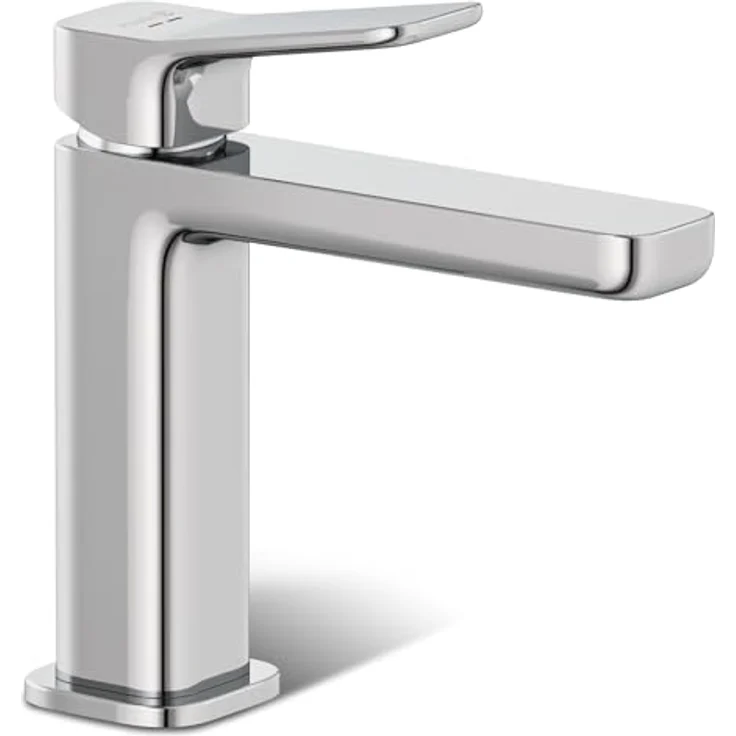 OTTO KLUDI-X3 Waschtischarmatur 422880581, Einlochmontage, Chrom, Keramikkartusche mit Heißwasserbegrenzung, Durchflussmenge 45 l/min. – Bild 9