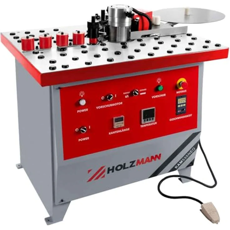 Holzmann Maschinen KAM535NEO_400V Kantenanleimgerät 1750W, für gerade und geschwungene Kanten, 400V – Bild 2