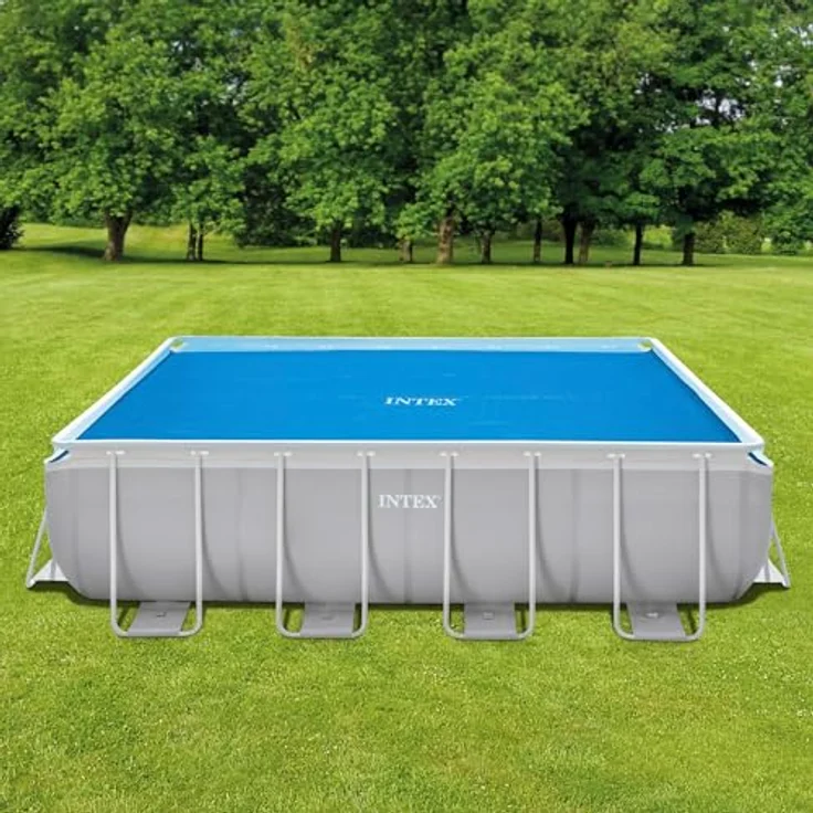 Intex Pool-Solarplane Blau 488x244 cm Polyethylen – Bild 3