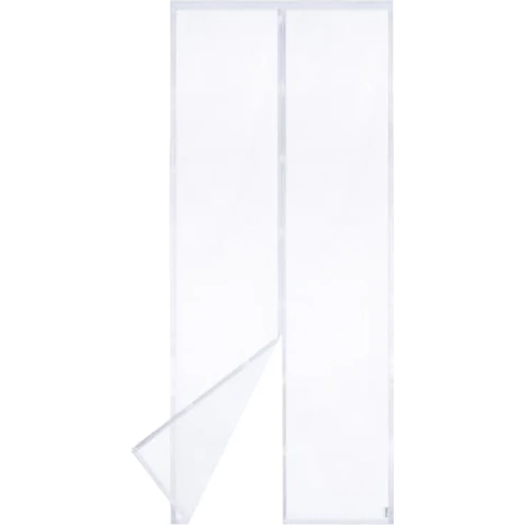 Apalus VP Fliegengitter Tür, Magnet Insektenschutz für Balkontüren 100x200 cm, Katzenkrallen-sicher, verstärkte Magneten, 3.8 cm breites Klettband, nicht kürzbar – Bild 1