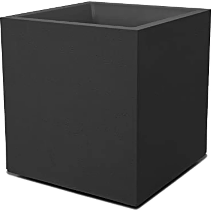ONDIS24 Pflanzkübel Vulkan 40, Blumenkübel mit Wasserspeicher, Gestein/Basalt/Graphit Optik, 31 Liter Pflanzvolumen – Bild 1
