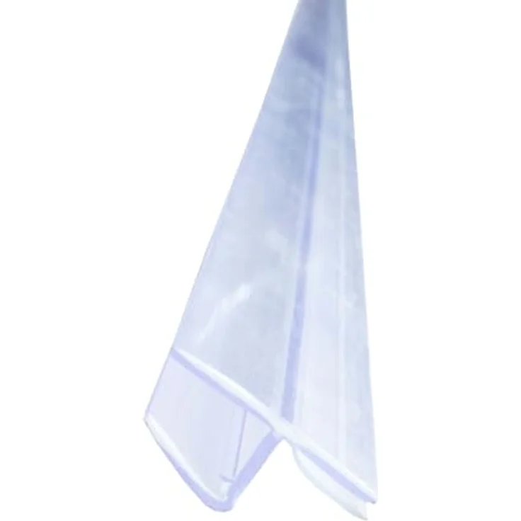 Bagnoxx Duschdichtung 180 Grad Anschlagdichtung, 2m für 8mm Glas, transparent, schimmelresistent und UV-beständig – Bild 1