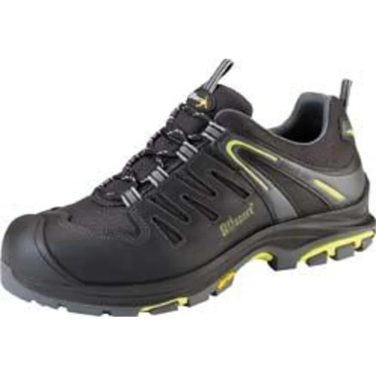 Grisport Halbschuh MUGELLO, S3, Gr. 43, Sicherheitsschuh mit Block-up-System, atmungsaktivem Innenfutter, Stahlkappe und rutschfester Vibram®-Sohle