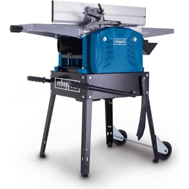 Scheppach Abricht- & Dickenhobelmaschine HMS1500 | 2200W Leistung | 2 HS-Hobelmesser | Hobelbreite 260mm | Hobeldurchlasshöhe 160mm | inkl. Untergestell und Anschlag – Bild 1