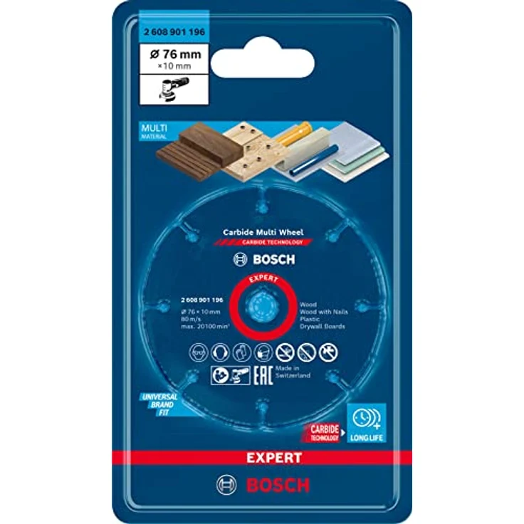 Expert Carbide Multi Wheel Trennscheibe, 76 mm, 10 mm – Bild 2