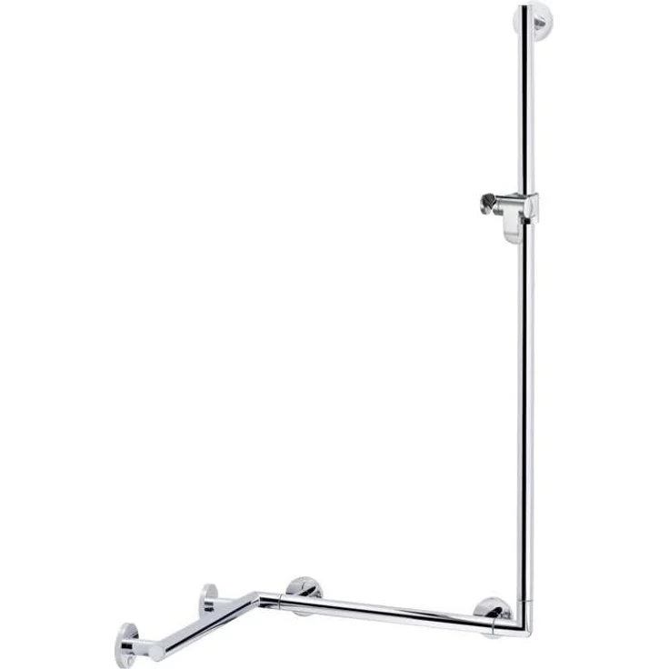 Keuco Möbelgriff Duschhandlauf PLAN CARE m Brausestange 597/680/1265mm vc Wahlweise rechts oder links verwendbar Belastbarkeit 115 kg