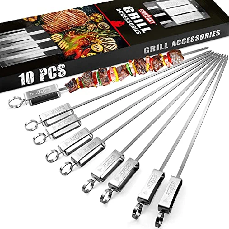 grillart Grillspieß, Edelstahl – Bild 2