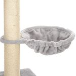 Lycce Ersatz Liegemulde für Kratzbaum Plüsch grau Ø 30cm, gemütliche Liegemulde mit stabilem Metallrahmen - Preisvergleich