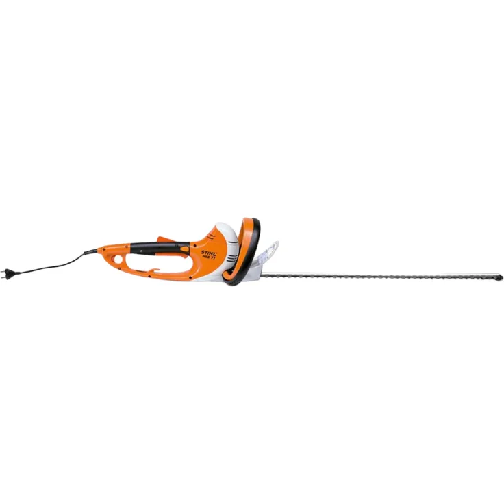 STIHL HSE 71, Elektro-Heckenschere mit 70 cm Schnittlänge und 5-Positionen-Drehgriff für effizientes Schneiden von stärkeren Ästen