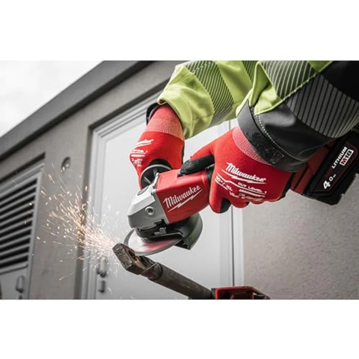 Milwaukee M18 BLSAG125X-0 Winkelschleifer 125 mm, 11.000 U/min, kompakt und leicht, ohne Akku und Ladegerät – Bild 10