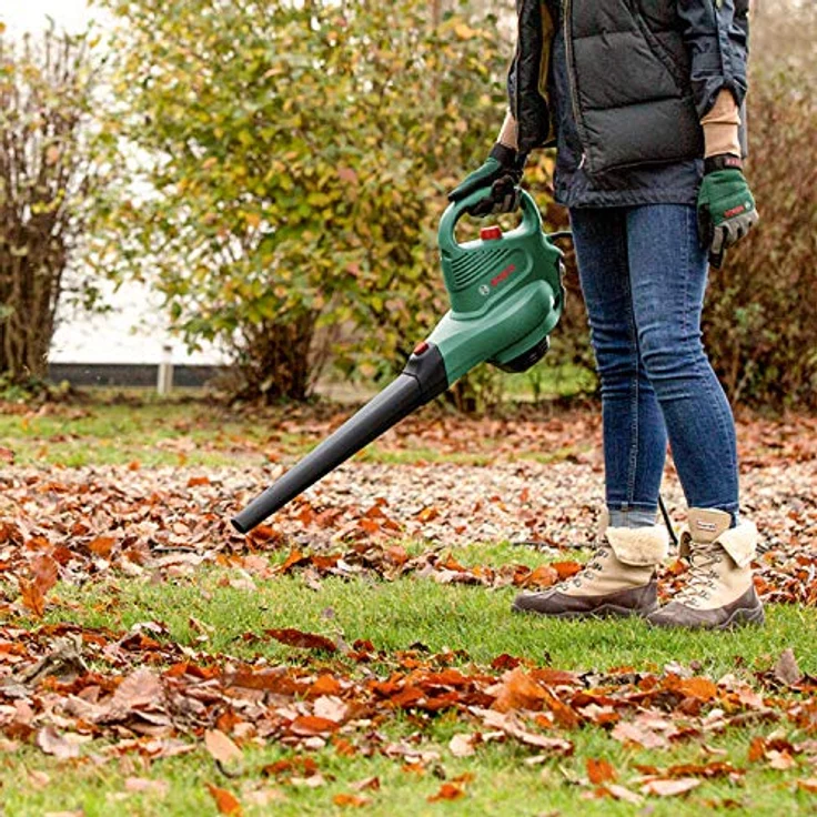 Bosch elektrischer Laubsauger/Laubbläser UniversalGardenTidy 2300 (2300 W, Fangsack 45 l, stufenlose Drehzahleinstellung, zum Blasen, Saugen und Häckseln von Laub, im Karton) – Bild 2