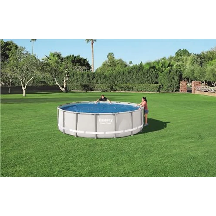 Bestway SolarAbdeckplane, für Fast Set und Frame Pools Ø462 cm – Bild 4