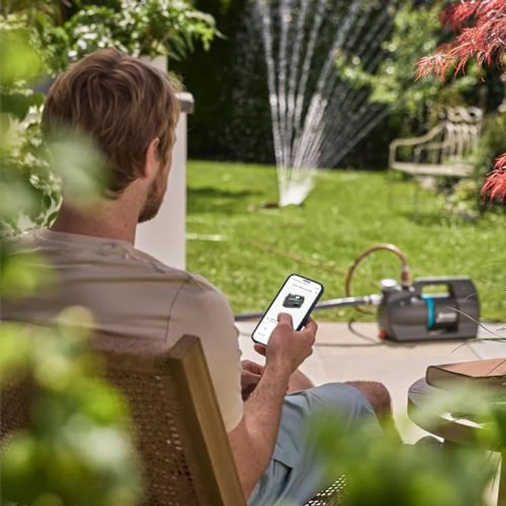 Gardena Haus- & Gartenautomat 5000 SilentComfort, Wasserpumpe mit Bluetooth®-Fähigkeit und JetBoost Technologie – Bild 2