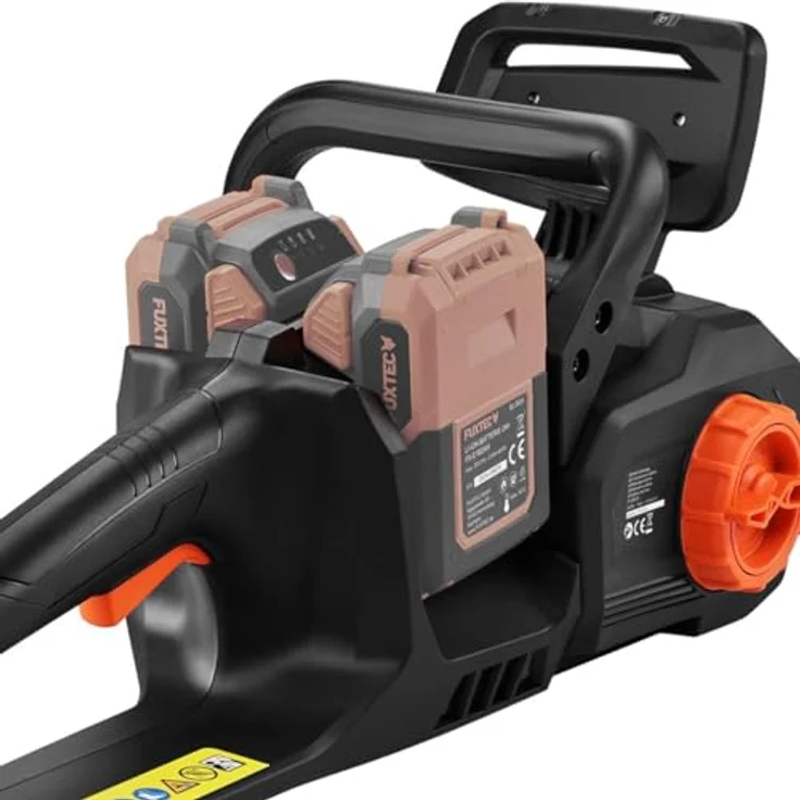 FUXTEC 2x20V Kettensäge FX-E2KS, Akku-Kettensäge mit 35 cm Schwertlänge und bürstenlosem Motor – Bild 8