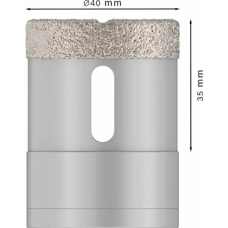 BOSCH Pro Core Cutter dry Diamanttrockenbohrer, Ø 40 mm, X-Lock für harte Fliesen und Stein – Bild 3