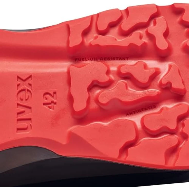 Uvex 1 X-Craft S1 Pl SR, Sicherheitsschuh mit Stahlkappe und rutschfester Sohle, grau – Bild 4