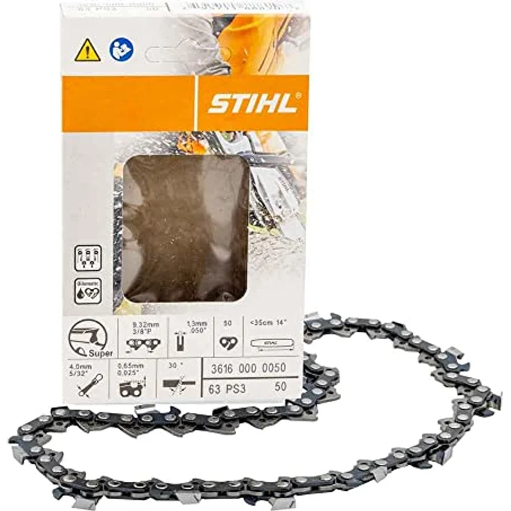 Stihl 3616 000 0050 Sägekette 3-8 Zoll, 1,3 mm 50 GL 35 cm Schwert Picco Super PS – Bild 2