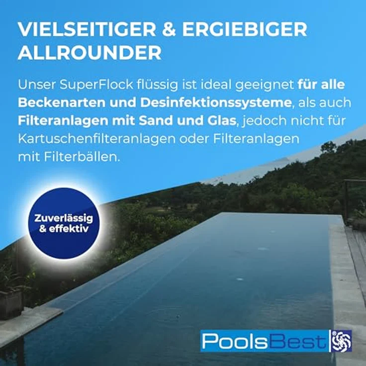 10 kg - PoolsBest® Superflock flüssig – Bild 6