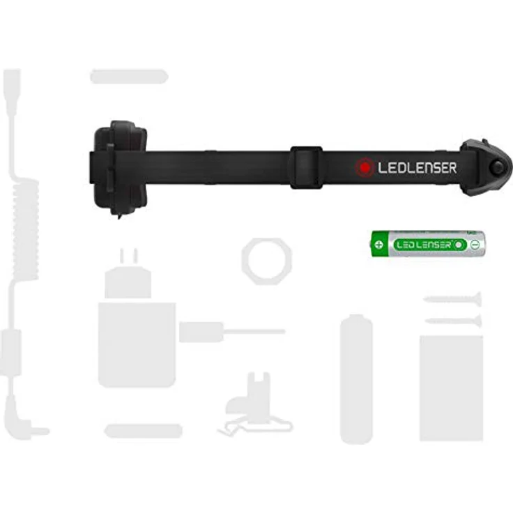 Ledlenser Stirnlampe (250 lm) - Kopfleuchte mit schwenkbarem Kopf + Rücklicht – Bild 5
