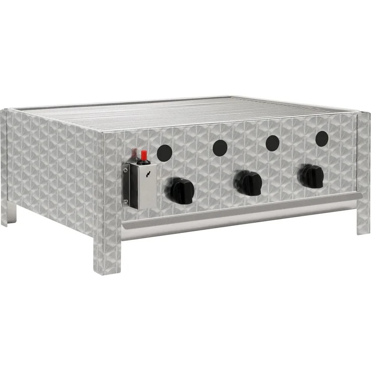 BBQ-Toro Gasgrill BBQ-Toro Edelstahl Gastrobräter, 3-flammig, mit Gr – Bild 1