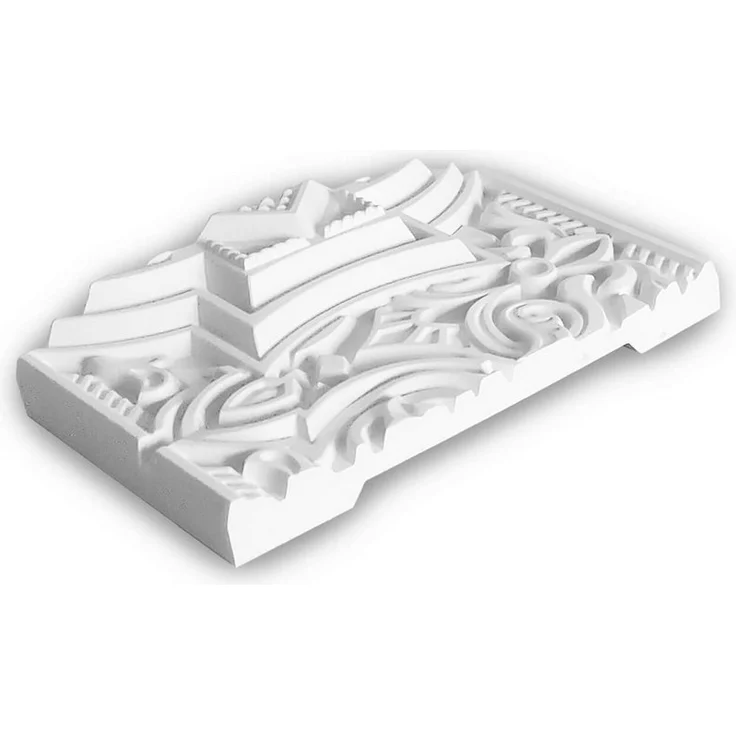 Profhome Zierleiste MUSTERSTÜCK S-151502, 10 cm Wandleiste für Wandvertäfelung zum Kleben
