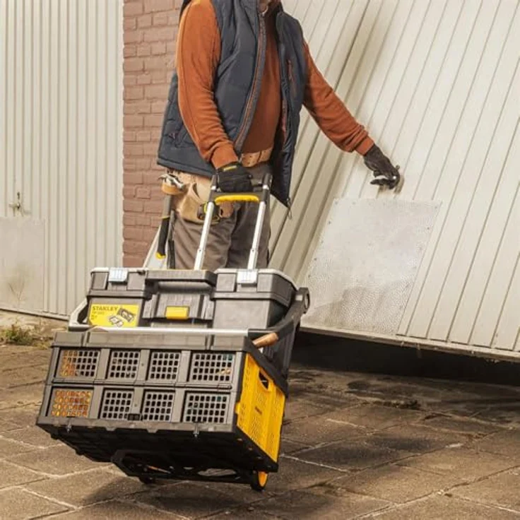 Stanley SXWTD-509, Transportwagen mit 60 kg Tragkraft, faltbar und leicht, 2 kg – Bild 8