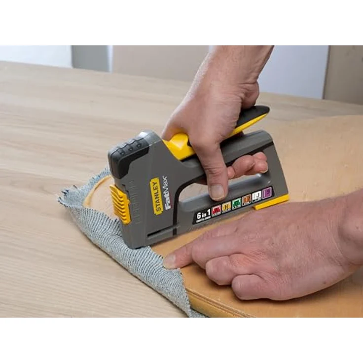 STANLEY Nagler Handtacker und -nagler FatMax, 6-in-1 Alleskönner mit Einschlagstärken-Einstellung – Bild 6