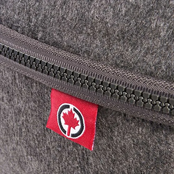 CanadianCat Kuschelhöhle Katzennest Uni-Anthrazit, geräumiges Hundebett und Katzenbett aus hochwertigem Filz, ca. 52 x 45 x 33 cm, für große Katzenrassen – Bild 7