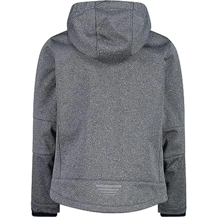 CMP Jungen Softshelljacke Fix Hood 3A00094M, winddicht und wasserabweisend, blau – Bild 2