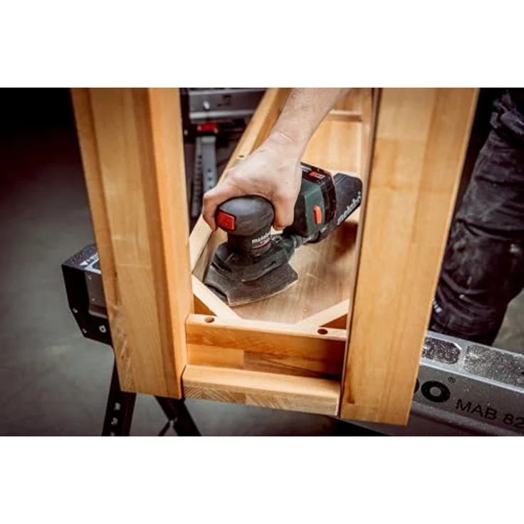 Metabo Akku-Multischleifer SM 18 LTX BL, max. 10000 U/min, 20000 U/min, ohne Akku in metaBOX 215, Handlicher Multischleifer mit Brushless-Motor – Bild 5