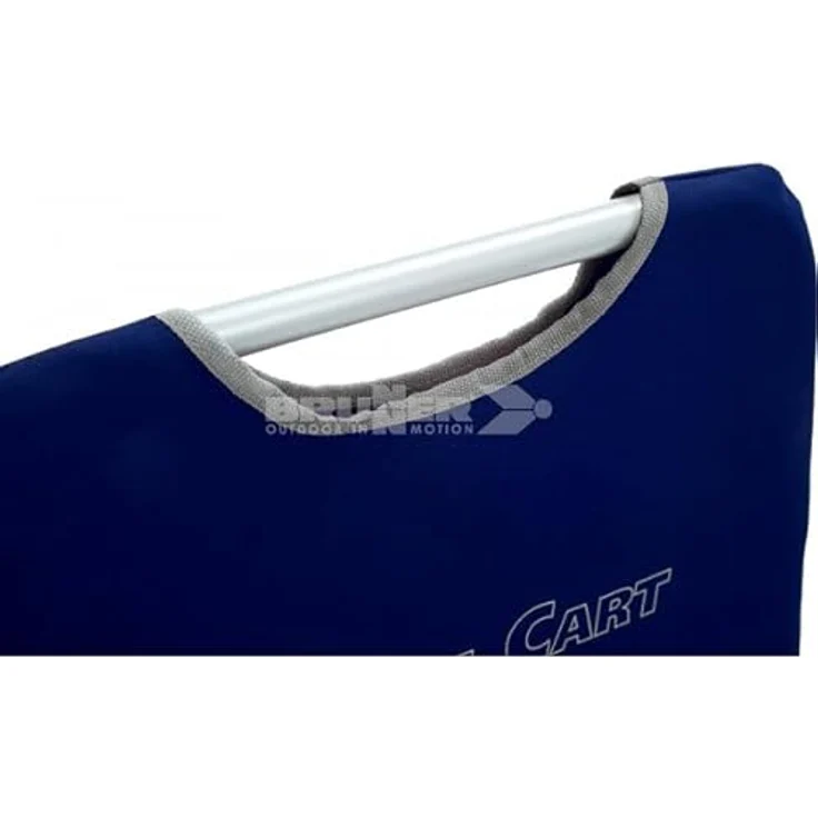 Brunner Beach Cart Transportwagen, multifunktional klappbar aus pulverbeschichtetem Stahl, mit extra breiten ausziehbaren Rädern, blau – Bild 3