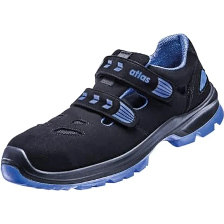 Atlas Sicherheitssandale SL 46 Blue S1 ESD SRC mit Aluminiumkappe, 3D-Dämpfungssystem und clima-stream® Konzept, Größe 37 – Bild 2