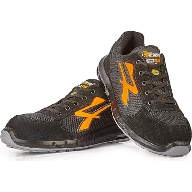 U-POWER Sicherheitshalbschuh ATOS ESD PLUS S1P SRC, Veloursleder und Nylon, Größe 35 – Bild 4