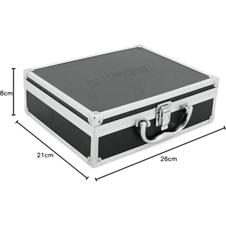Aluminium Koffer Schwarz Box mit Schaumstoffeinlage 560013 – Bild 11
