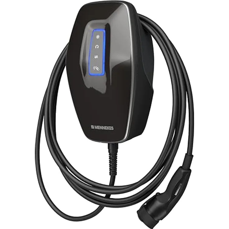 Mennekes Amtron 4You 310, Elektroauto Ladestation (Typ 2, 11 kW) mit RFID-Zugangsschutz und PV-Laden, 7,5 m Ladekabel